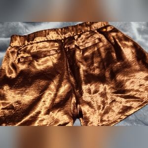 New york and company bronze shorts size small